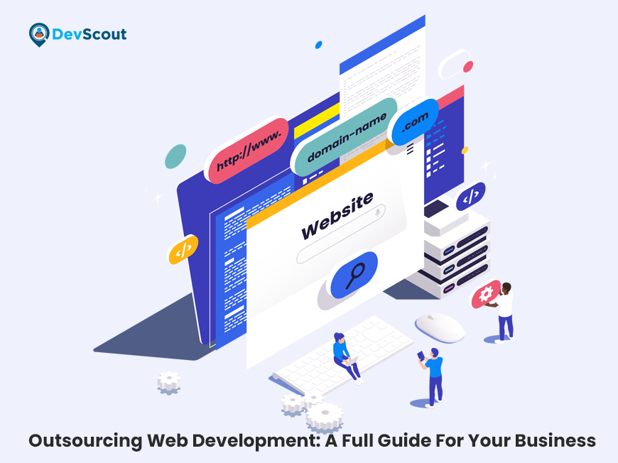 Outsourcing web development services
