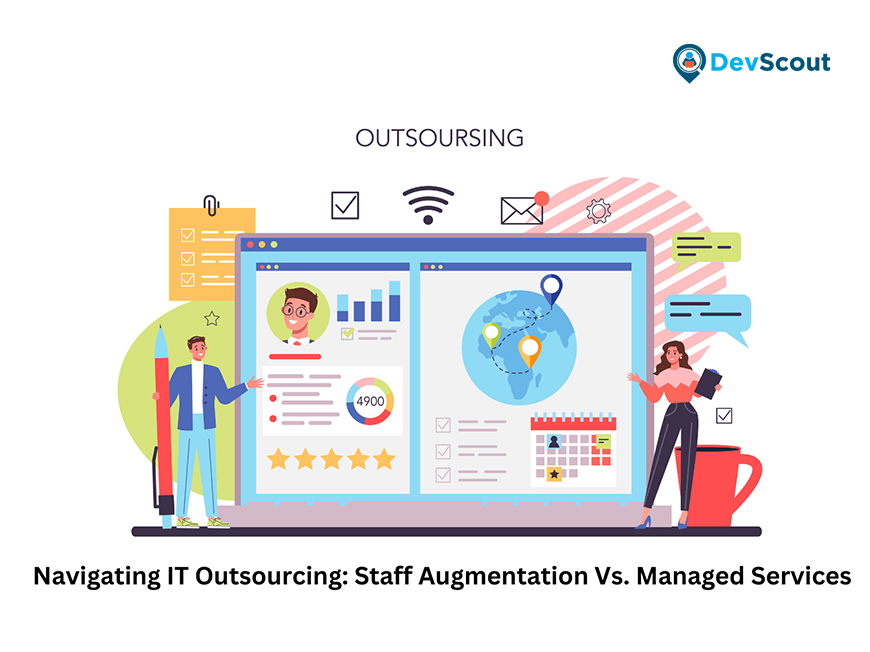 Explore the pros and cons of Staff Augmentation Vs. Managed Services to make informed decisions for your IT outsourcing strategy